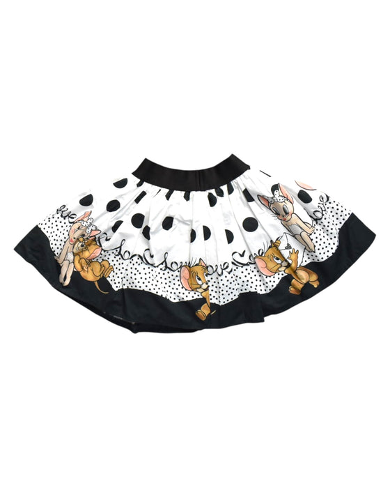 A White Short Skirts from Monnalisa in size 4T for girl. (Back View)