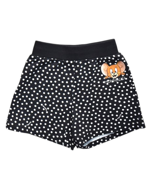 A Black Shorts from Monnalisa in size 4T for girl. (Front View)