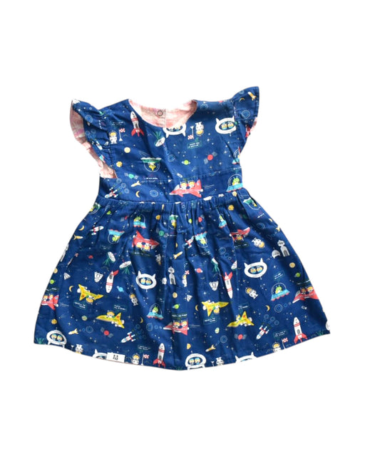A Multicolour Short Sleeve Dresses from Maison Q in size 6-12M for girl. (Front View)