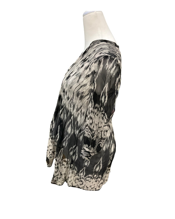 A Black Long Sleeve Tops from Joie in size Maternity-S for maternity. (Back View)