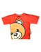 A Red Short Sleeve T Shirts from Moschino in size 4T for neutral. (Front View)