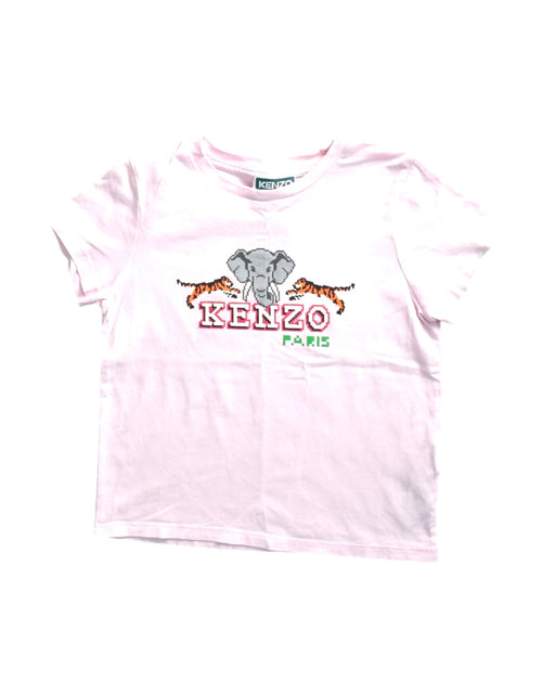 A Pink Short Sleeve T Shirts from Kenzo in size 6T for girl. (Front View)