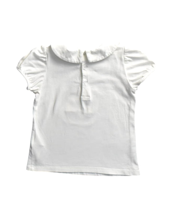 A White Short Sleeve Tops from Moschino in size 2T for girl. (Back View)