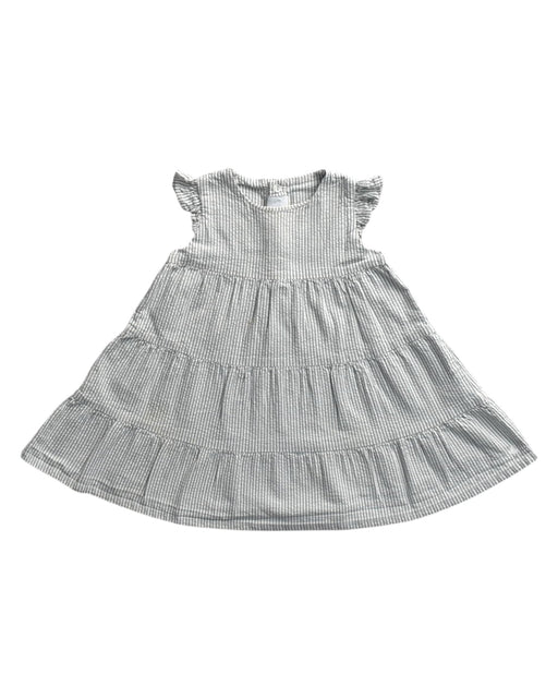 A White Sleeveless Dresses from Petit Bateau in size 12-18M for girl. (Back View)