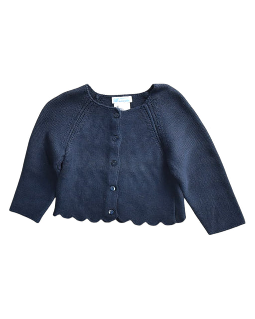 A Navy Cardigans from Jacadi in size 12-18M for girl. (Front View)