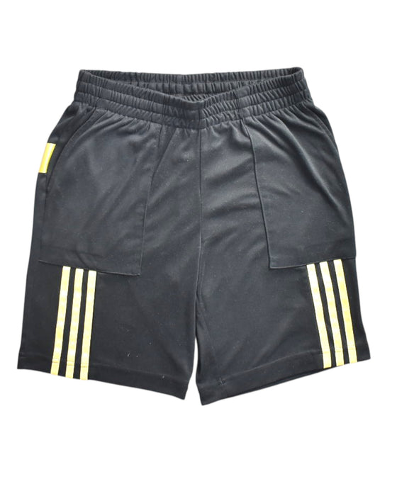 A Black Shorts from Adidas in size 10Y for neutral. (Front View)