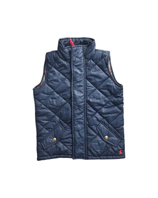 A Navy Outerwear Vests from Joules in size 3T for neutral. (Front View)
