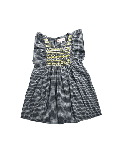 A Black Sleeveless Dresses from Bonpoint in size 6T for girl. (Front View)