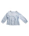 A Blue Long Sleeve Tops from Jacadi in size 6T for girl. (Front View)