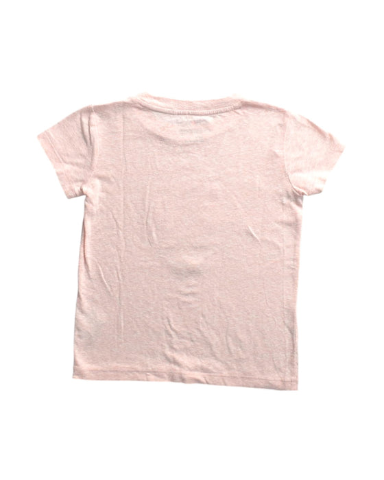 A Pink Short Sleeve T Shirts from Crewcuts in size 6T for girl. (Back View)