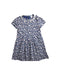A Blue Short Sleeve Dresses from Jacadi in size 8Y for girl. (Front View)