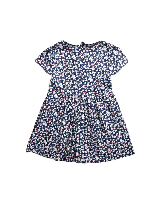 A Blue Short Sleeve Dresses from Jacadi in size 8Y for girl. (Back View)