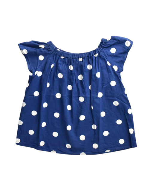 A Blue Short Sleeve Tops from Bonpoint in size 6T for girl. (Front View)
