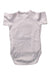 A Pink Short Sleeve Bodysuits from Cambrass in size 0-3M for girl. (Back View)