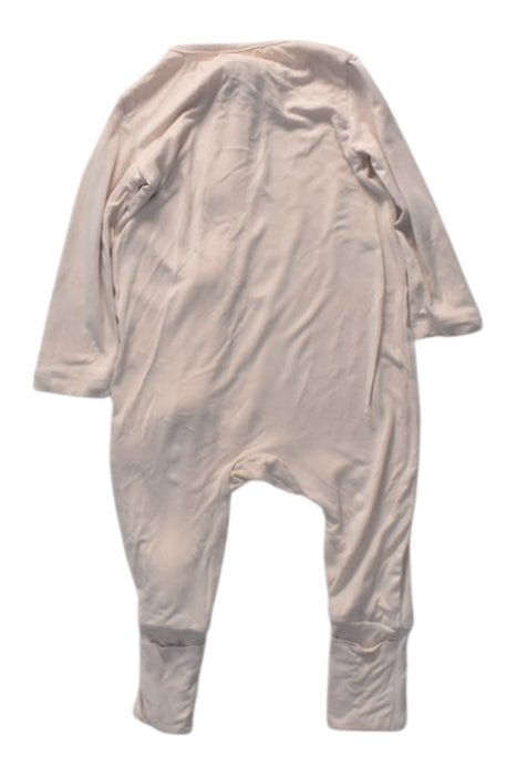 A Ivory Onesies from Not Too Big  in size 6-12M for neutral. (Back View)