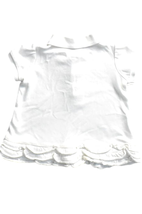 A White Short Sleeve Dresses from Ralph Lauren in size 0-3M for girl. (Back View)