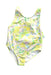 A Yellow Swimsuits from Jacadi in size 6-12M for girl. (Front View)