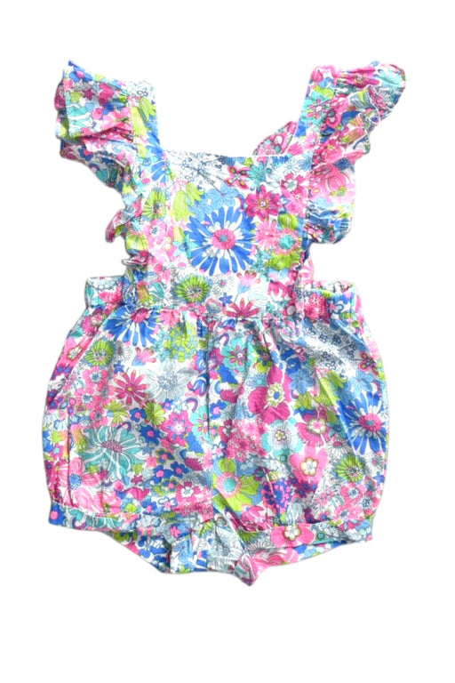 A Multicolor Sleeveless Rompers from Jacadi in size 18-24M for girl. (Front View)