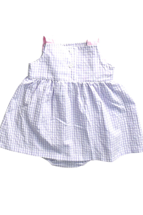 A Pink Sleeveless Rompers from Classic Whimsy in size 18-24M for girl. (Back View)