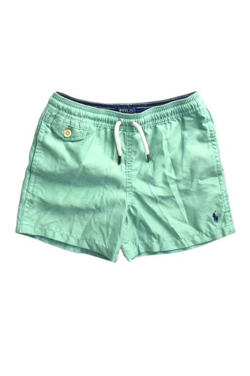 A Green Shorts from Polo Ralph Lauren in size 5T for boy. (Front View)