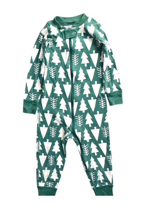 A Green Onesies from Hanna Andersson in size 2T for neutral. (Front View)