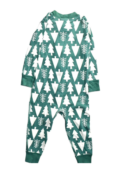 A Green Onesies from Hanna Andersson in size 2T for neutral. (Back View)
