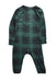 A Green Onesies from Skims in size 12-18M for neutral. (Back View)