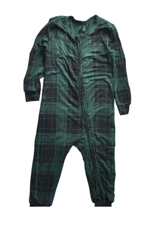 A Green Onesies from Skims in size 18-24M for neutral. (Front View)