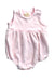 A White Sleeveless Bodysuits from The Beaufort Bonnet Company in size 12-18M for girl. (Front View)