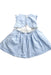 A Blue Sleeveless Dresses from Florence Eiseman in size 6-12M for girl. (Back View)