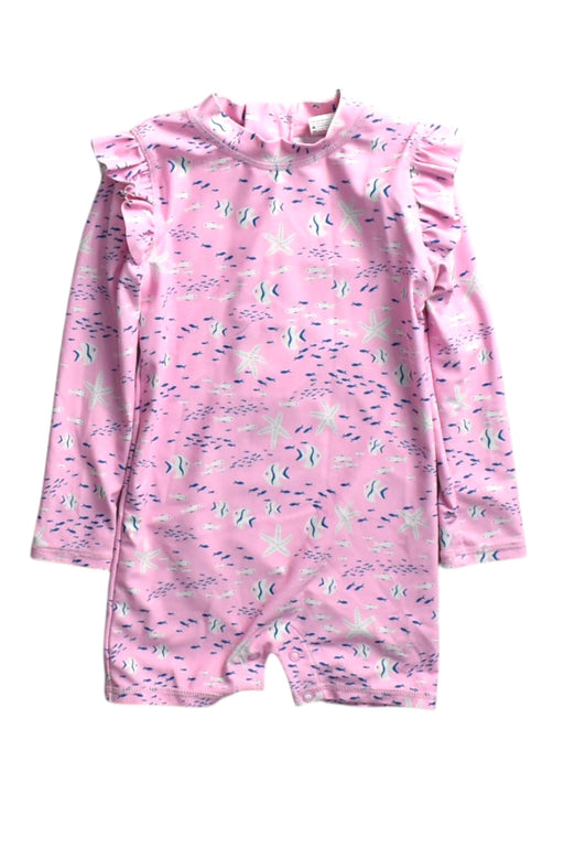 A Pink Wetsuits from Snapper Rock in size 18-24M for girl. (Front View)