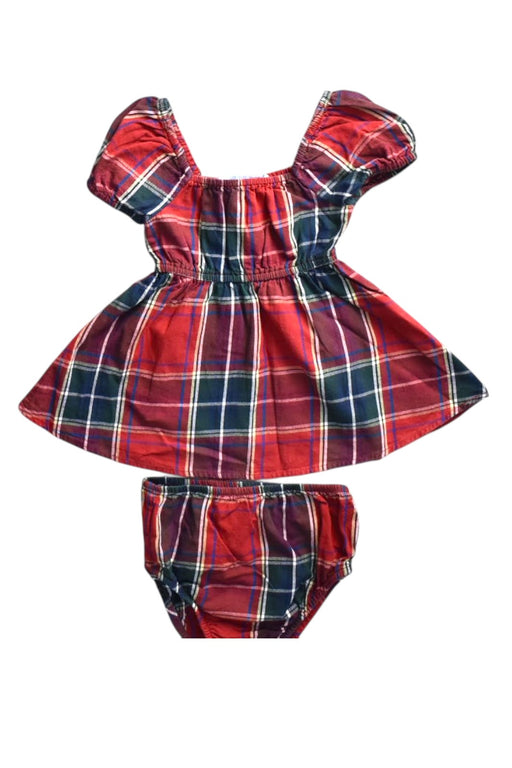A Multicolour Short Sleeve Dresses from Hill House in size 6-12M for girl. (Front View)