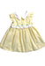 A Yellow Short Sleeve Dresses from Florence Eiseman in size 12-18M for girl. (Front View)