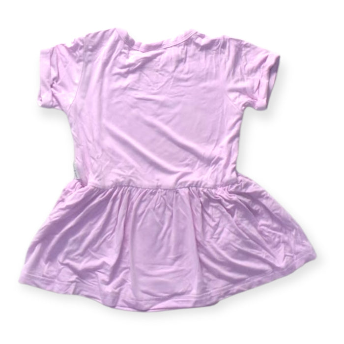 A Pink Short Sleeve Dresses from Raph and Remy in size 18-24M for girl. (Back View)