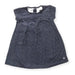 A Navy Short Sleeve Dresses from Petit Bateau in size 18-24M for girl. (Front View)
