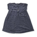 A Navy Short Sleeve Dresses from Petit Bateau in size 18-24M for girl. (Back View)