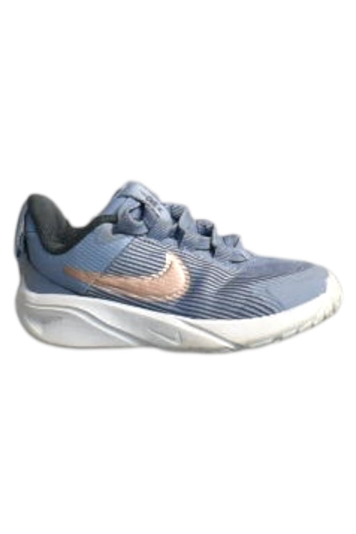 A Blue Sneakers from Nike in size 18-24M for neutral. (Front View)