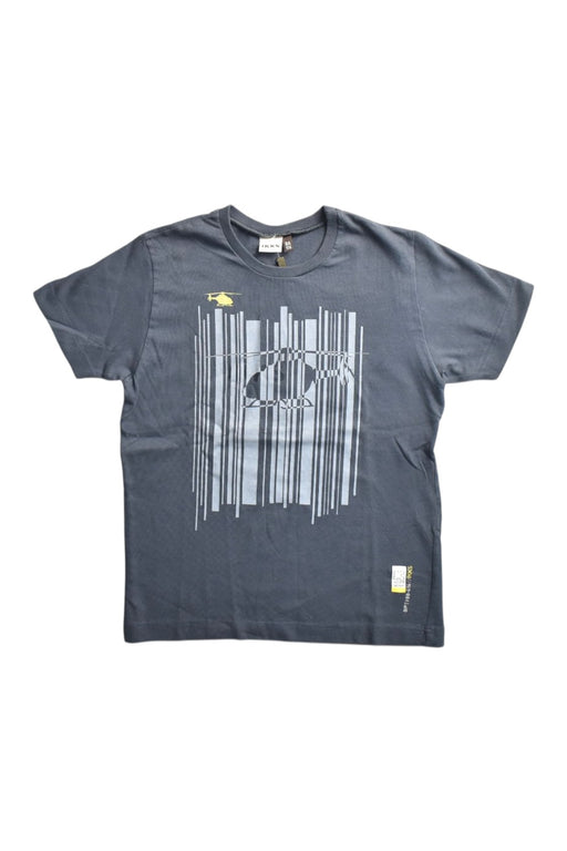 A Grey Short Sleeve T Shirts from IKKS in size 8Y for boy. (Front View)