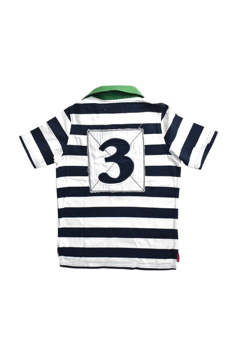 A Navy Short Sleeve Polos from Joules in size 8Y for boy. (Back View)