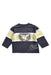A Navy Long Sleeve T Shirts from Jean Bourget in size 4T for boy. (Front View)