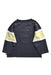 A Navy Long Sleeve T Shirts from Jean Bourget in size 4T for boy. (Back View)