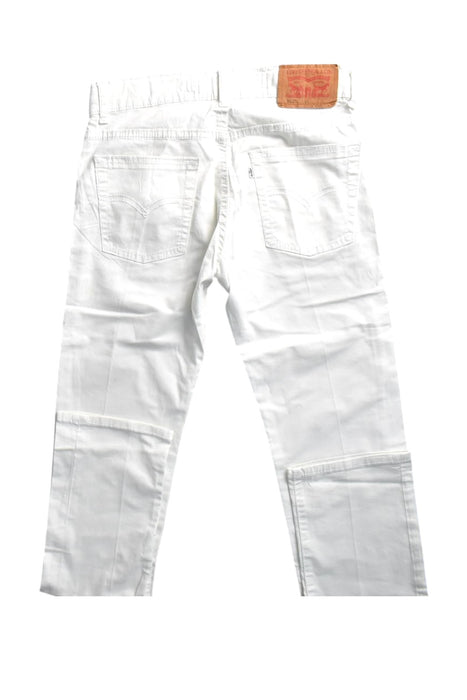 A White Jeans from Levi's in size 13Y for girl. (Back View)