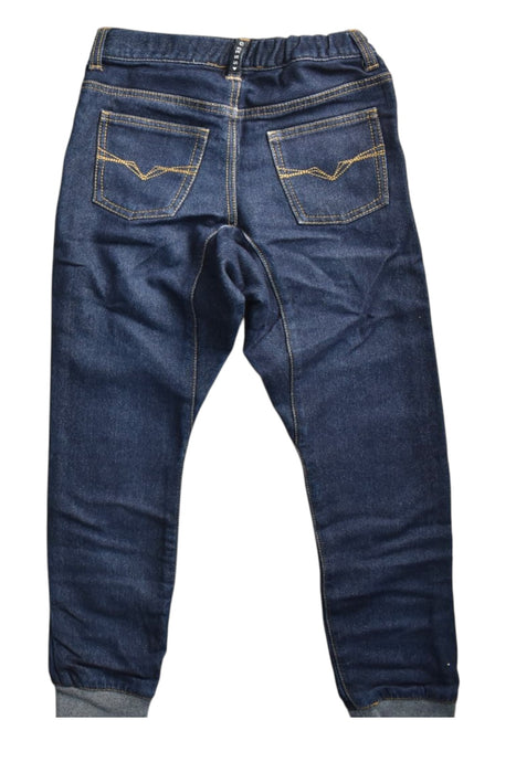 A Blue Jeggings from Guess in size 7Y for girl. (Back View)