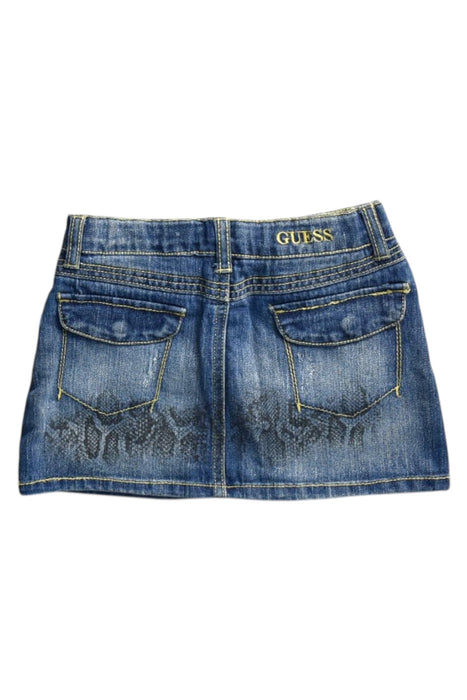 A Blue Short Skirts from Guess Jeans in size 6T for girl. (Back View)