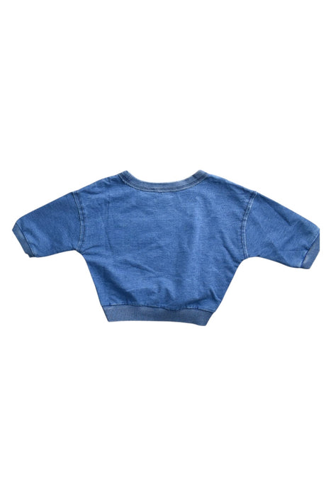 A Blue Crewneck Sweatshirts from Guess in size 5T for girl. (Back View)