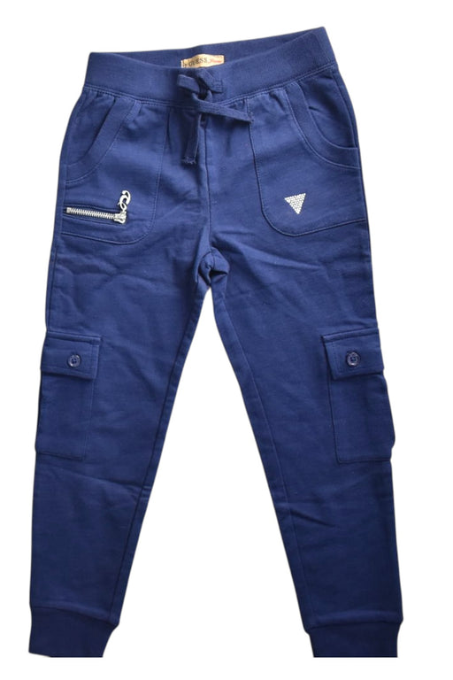A Navy Sweatpants from Guess in size 6T for girl. (Front View)