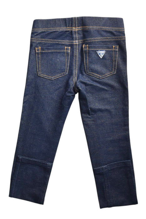 A Navy Leggings from Guess Jeans in size 7Y for girl. (Back View)