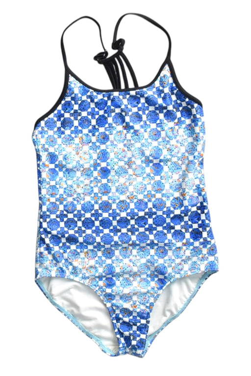 A Blue Swimsuits from Seafolly in size 10Y for girl. (Front View)