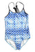 A Blue Swimsuits from Seafolly in size 10Y for girl. (Front View)