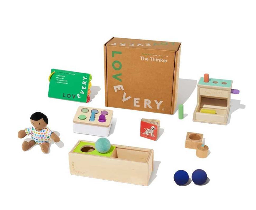 A Multicolour Educational Games & Activity Sets from Lovevery in size 6-12M for neutral. (Back View)